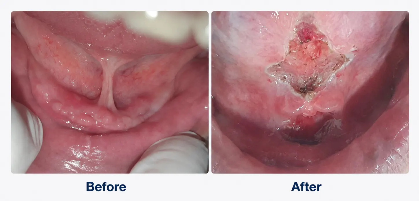 Dental soft-tissue surgery clinical examples