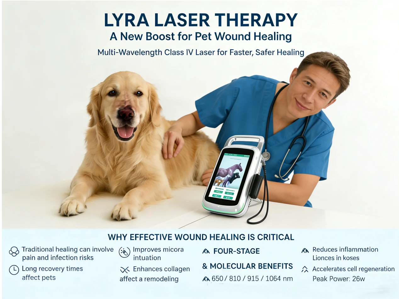 Lyra Veterinary Laser Therapy — A New Boost for Pet Wound Healing