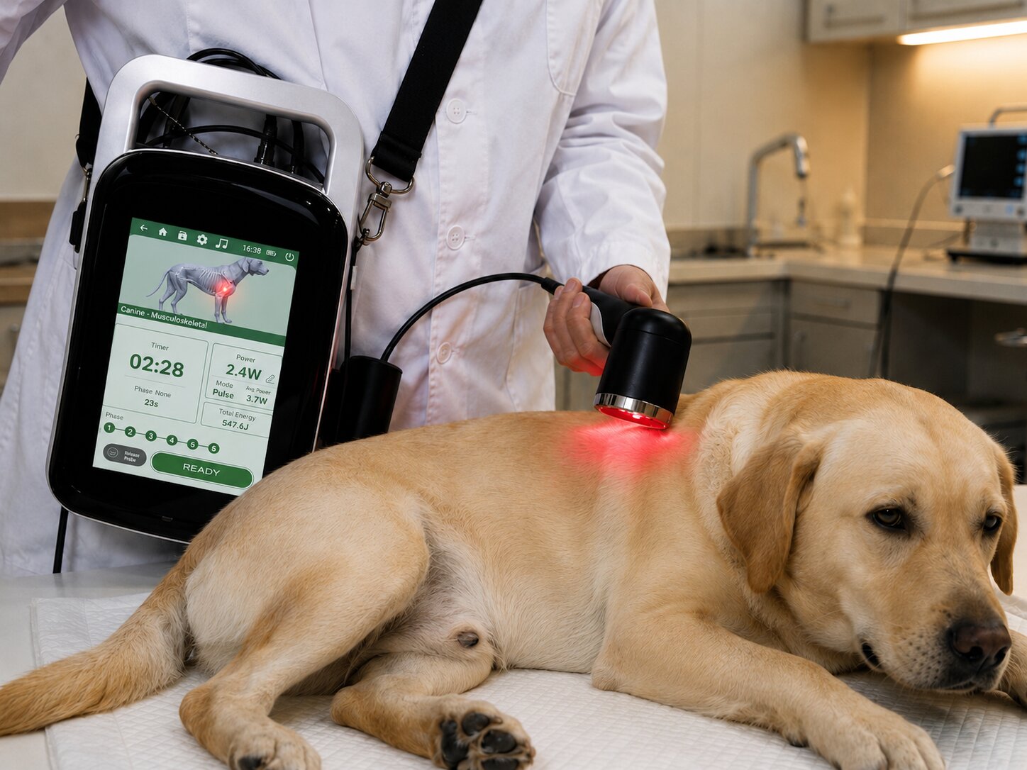 Laser Therapy for Muscle Strains in Dogs and Horses