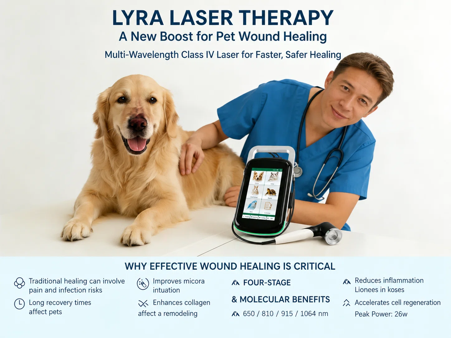 Veterinary Laser Therapy — A New Boost for Pet Wound Healing