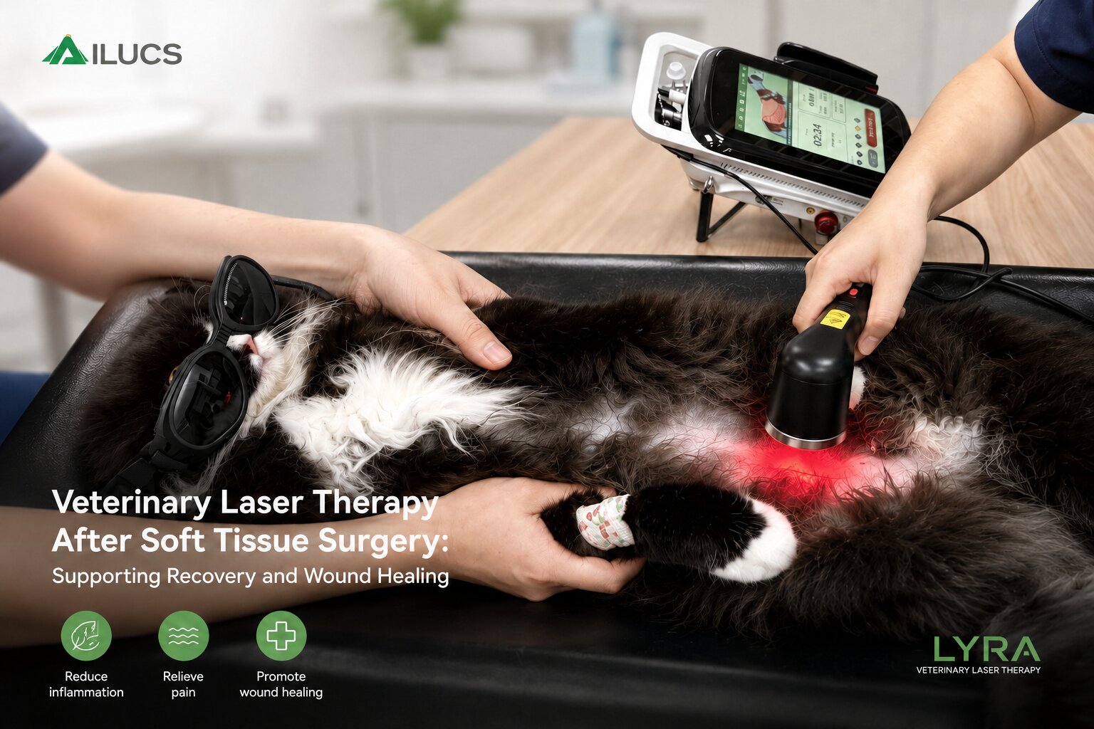 Veterinary Laser Therapy After Soft Tissue Surgery: Supporting Recovery and Wound Healing