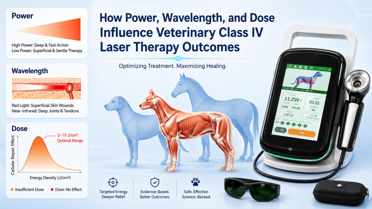 Power, Wavelength, and Dose in Class IV Veterinary Laser Therapy