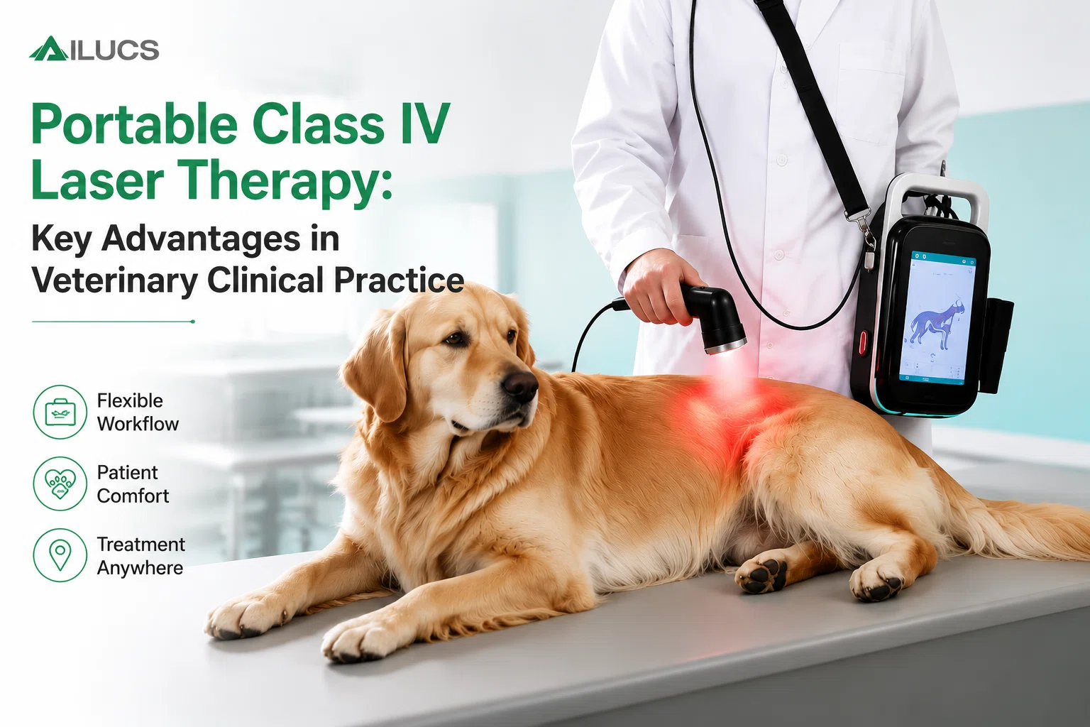 Portable Class IV laser therapy system