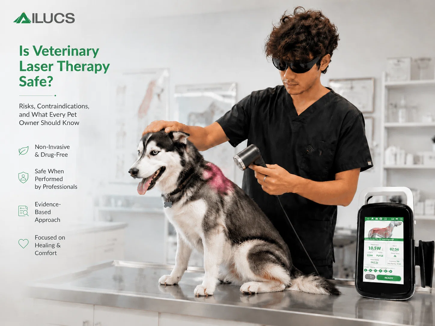 Portable Class IV laser therapy system