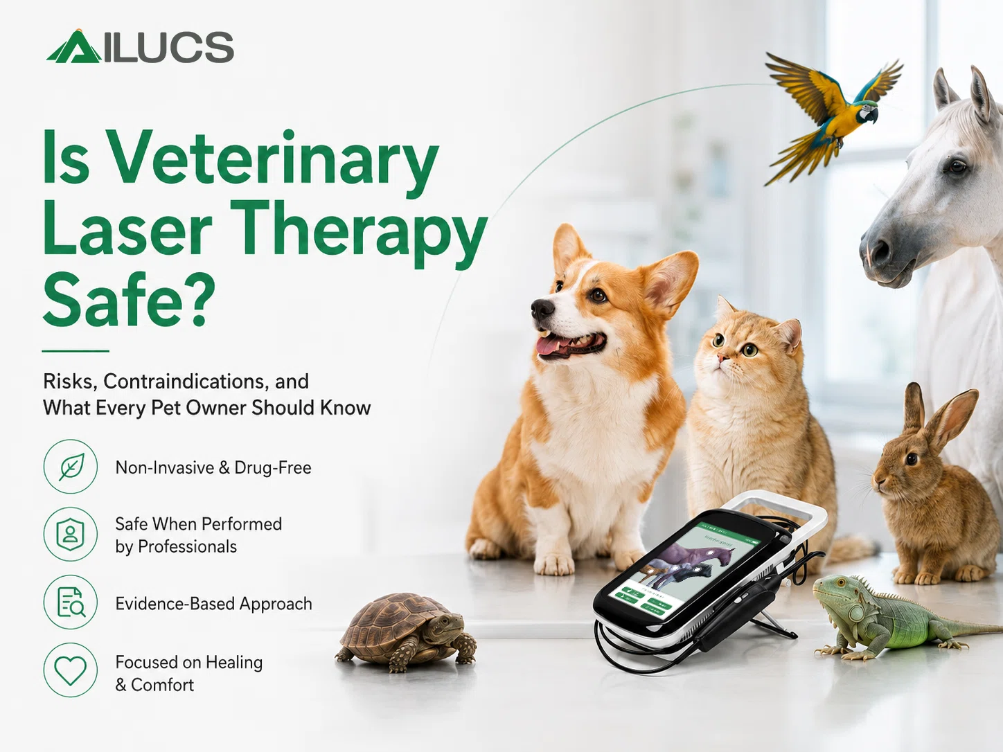 Portable Class IV laser therapy system
