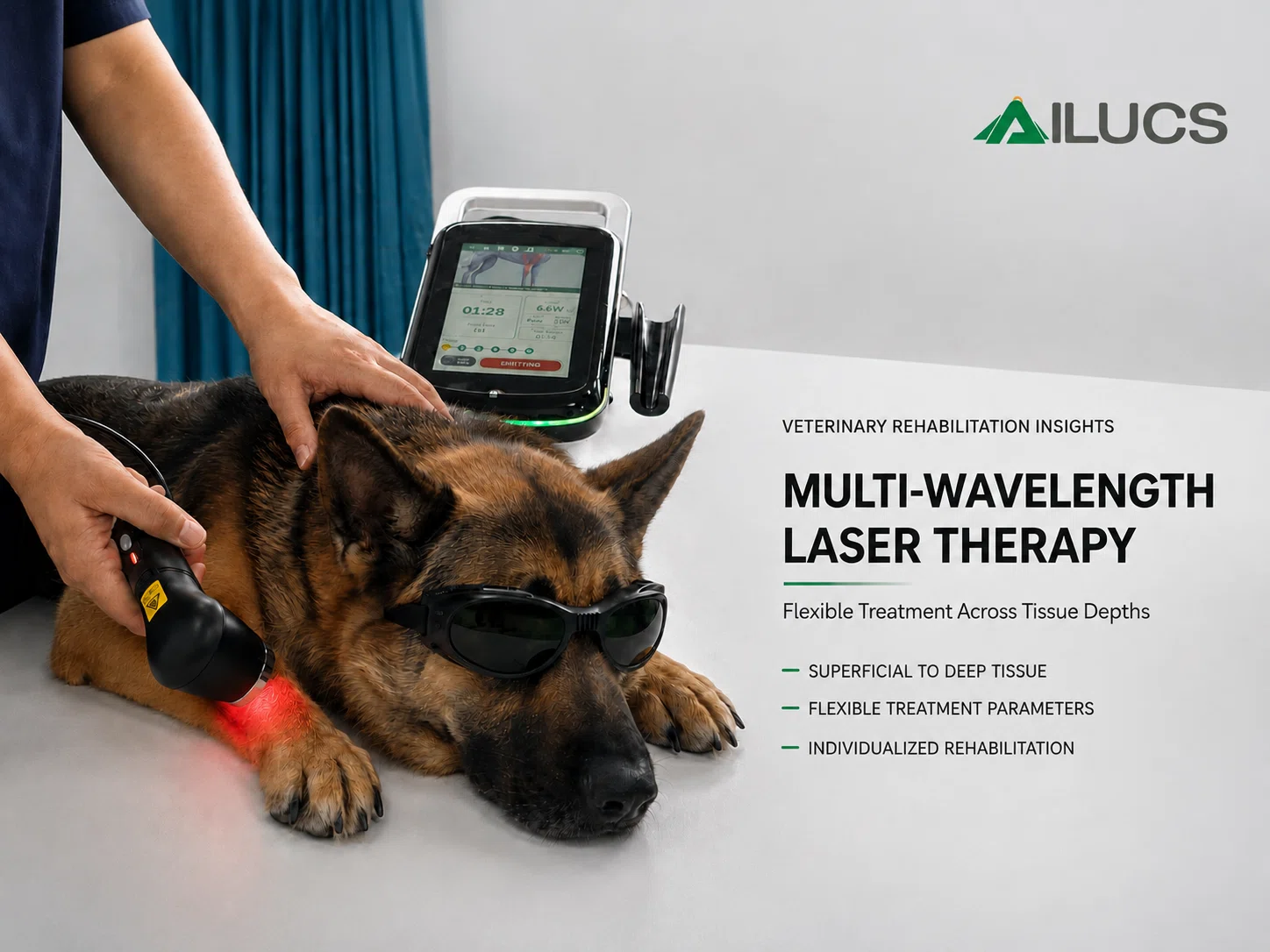 Portable Class IV laser therapy system
