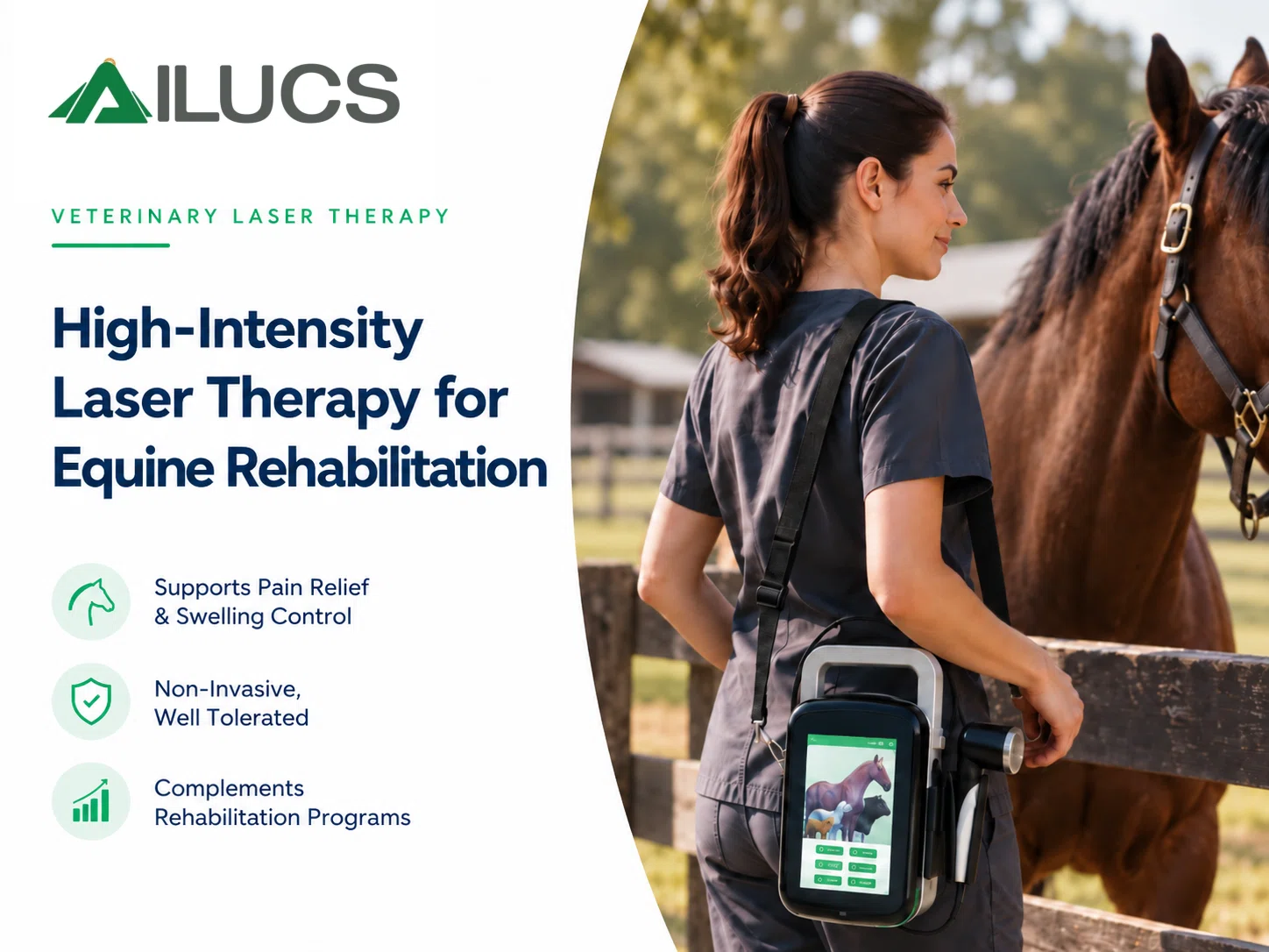 High-Intensity Laser Therapy for Equine Rehabilitation